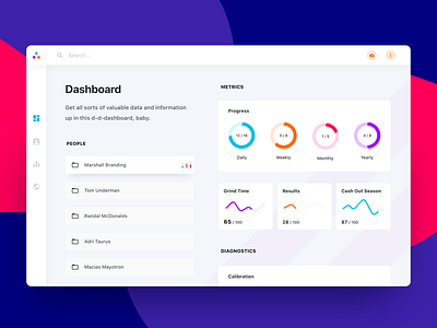 Ultra Light Dashboard UI