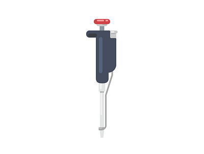 Week1 - Pipette flat illustration illustration sciart science vector