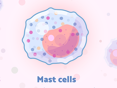 Week14 - Mast cell biology blood cell flat illustration illustration immunology sciart scicomm science vector