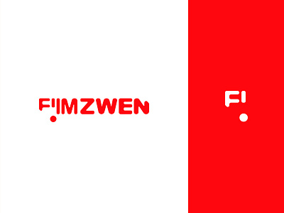 Filmzwen app branding design flat icon illustration logo sketch symbol typography vector