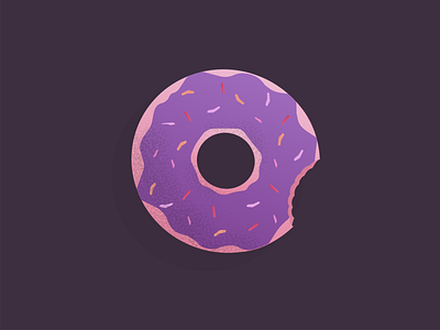 Something good: Donut donut flat illustration gradient illustration illustrator
