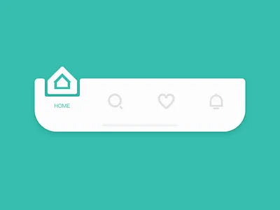 Interactive animation - Tab bar animation bottom design explore icon motion navigation tab tabbar toolbar top ui