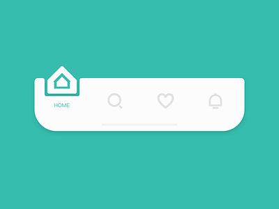 Interactive animation - Tab bar animation bottom design explore icon motion navigation tab tabbar toolbar top ui