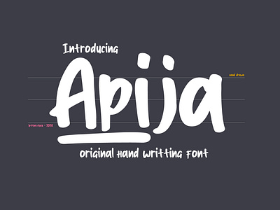 APIJA - Decorative Font