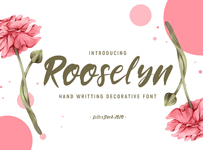 Rooselyn - Hand Writting Font design font awesome font bundle font design fonts collection logo logo font retro font typeface typography