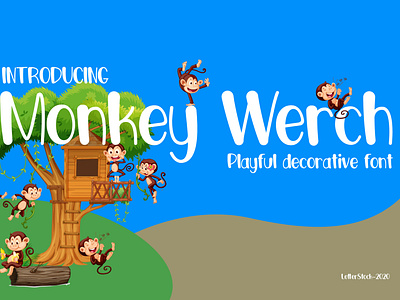 [FREE FONT] Monkey Werch - Decorative font