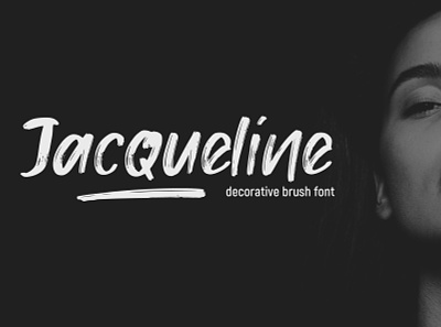 Jacqeuline Font branding brush font decorative font design font font hand drawn font lettering logo design poster font typography