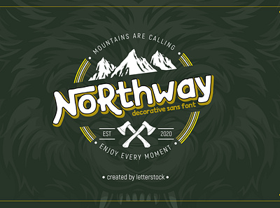 Northway decorative sans font design font font awesome font design fonts collection logo font retro font typeface typography vintage font