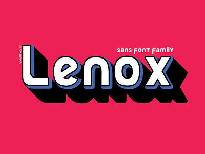 Lenox sans family font branding design display font font font awesome font bundle font design fonts fonts collection hand writing illustration lettering logo logo font retro font script font typeface typography vintage vintage font