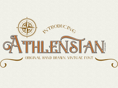 Athlenstan branding creative design design display font font font awesome font bundle font design font logo fonts fonts collection illustration lettering logo logo font retro font typeface typography vector vintage font