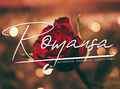 Romansa script font font font awesome font design fonts fonts collection lettering script font script lettering typography