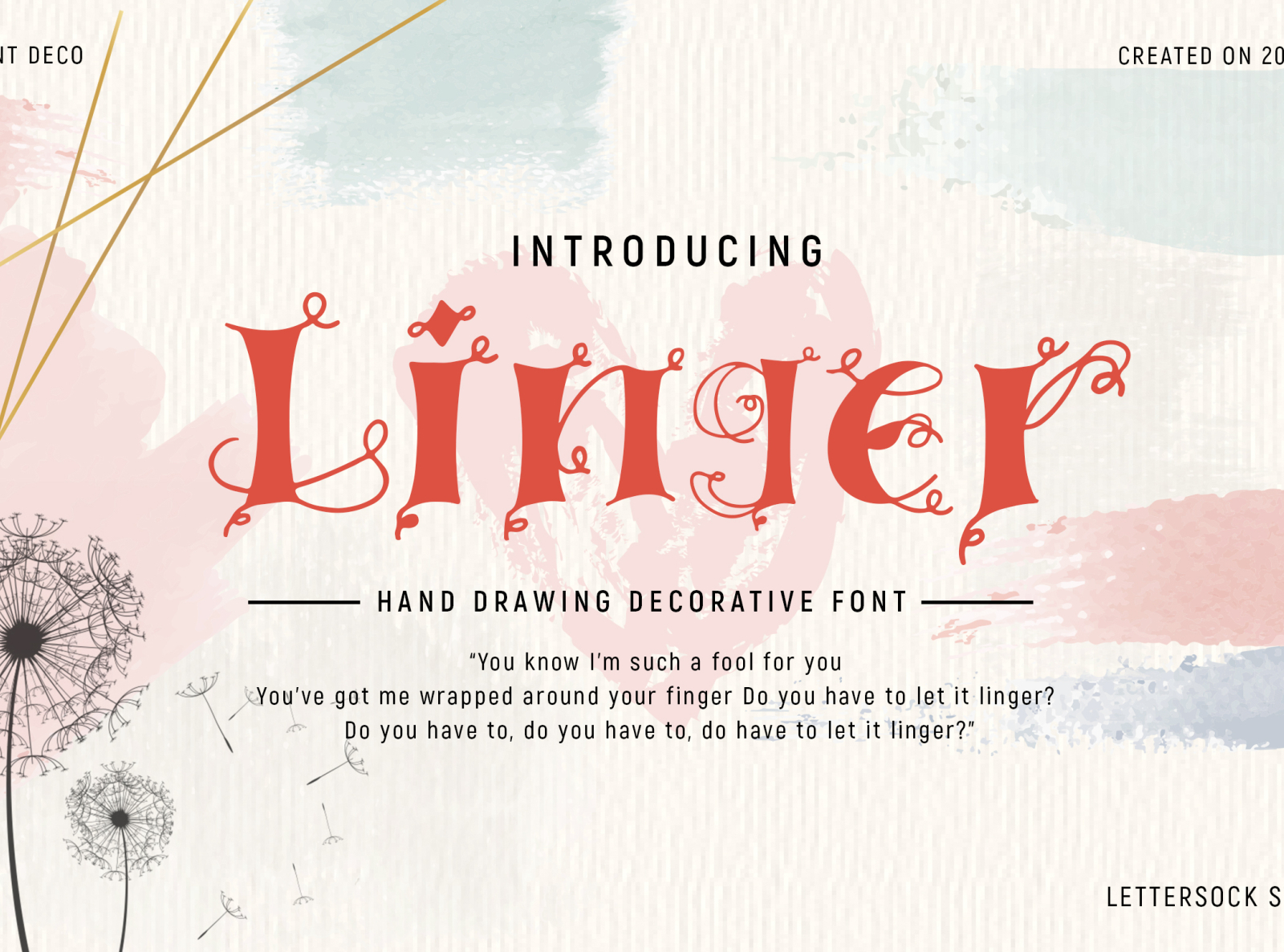 Font decoration. Linger перевод. Cult font download.