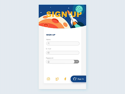 Cute peek at the villain login interface animation app design gif illustration landing page sign in sign up ui ux vector