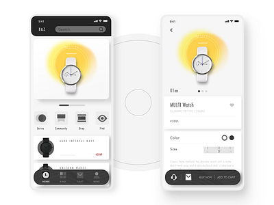 B&Z Home/Product Details Page Interface Design app design fitness illustration ui ux