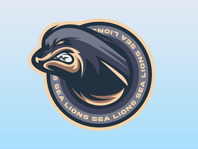 SEA LIONS design esportlogo illustration logo logodesign mascot mascot logo sea sealion vector
