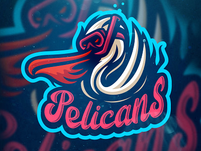 Pelicans Logo birds logo logo design logo designer logo esport logos mascotlogo pelican vector pelican