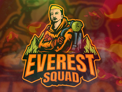 Everest Squad branding design esport esportlogo illustration logo mascot mascot logo mountain vector