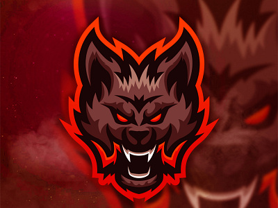 Head Logo Wolf
