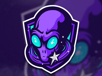 Alien Mascot Logo