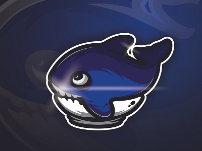 Whale + Bowl bowl branding esport illustration logo logoesport logoinspiration mascot mascotlogo whale