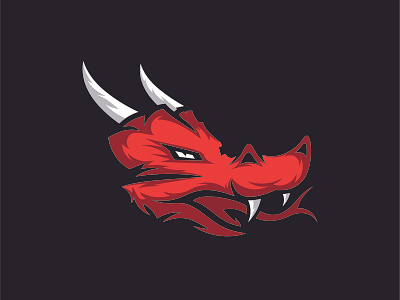 The Dragon dragon illustration logo logo dragon mascot mascot logo vector