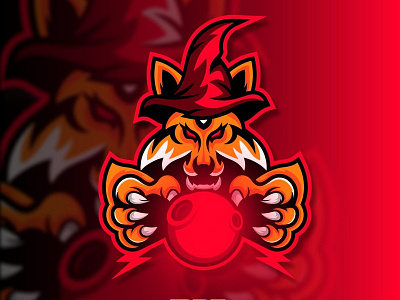 Tiger design esport logoinspiration mascot mascot tiger mascotlogo mascotlogo tiger tiger vector w logo witch