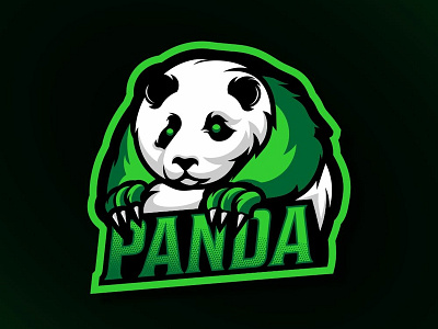 THE PANDA animal design esport illustration logo logo esport logoinspiration mascot logo mascotpanda panda panda logo vector
