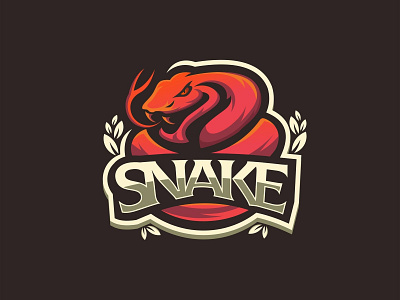 Snake Mascot Logo by Artcaka on Dribbble