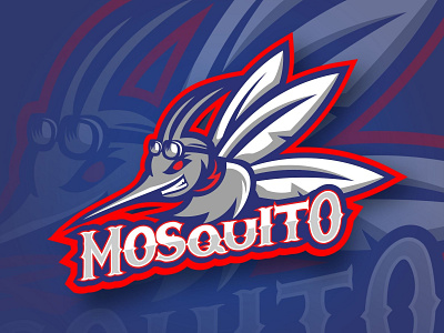 MOSQUITO Mascot Logo animal cartooning cool design drawing esport esportlogo esports gaming illustration logo logoesport mascot mascot logo mosquito vector