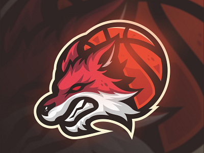 fox basketball basketball basketball logo design flatdesign illustration logo logoinspiration mascot logo vector
