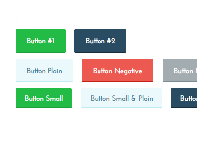 Cutesy Buttons buttons colorful flat simple web design