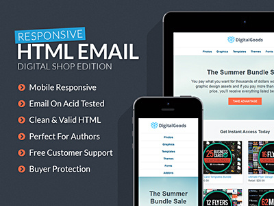 Digital Shop Responsive Email email email marketing email newsletter email template news newsletter responsive email