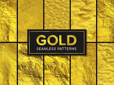 Gold Seamless Pattern Collection collection fleece foil gold golden metal nugget pattern precious seamless