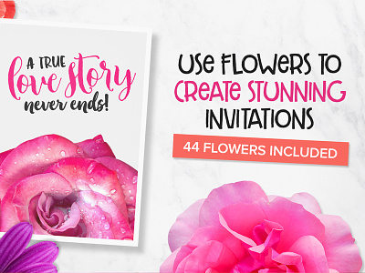 Floral Designer Kit Invitation Preview collection design floral florist flower kit photoshop png transparent