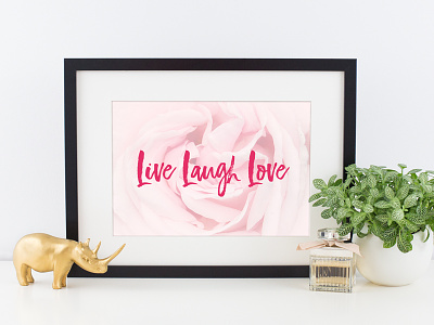Live Laugh Love collection design floral florist flower kit photoshop png transparent