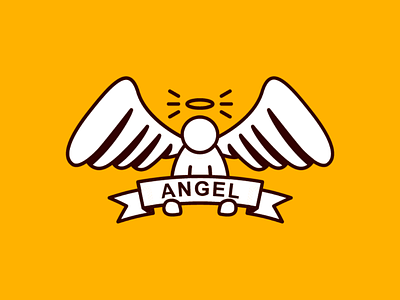 Angel adobe adobe illustrator angel bold calm cool illustration logo wings
