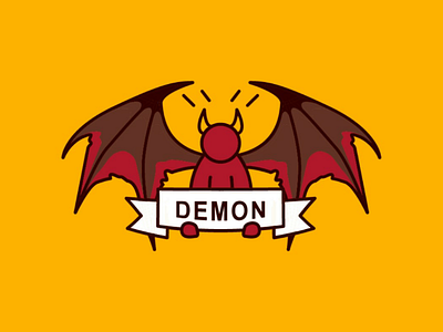Demon adobe adobe illustrator cool demon designer graphic design illustration logo
