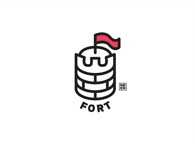 Fort affinity affinitydesigner artwork clean cool design illustration illustrator logo modern simple vector