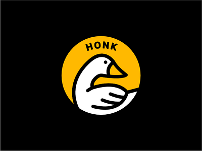 G 🦆 affinitydesigner animal artwork bold cute goose illustration logo logodesigner modern rounded vector yellow