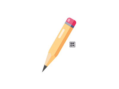Pencil ✏ adobeillustrator affinitydesigner design flat illustration pencil vector