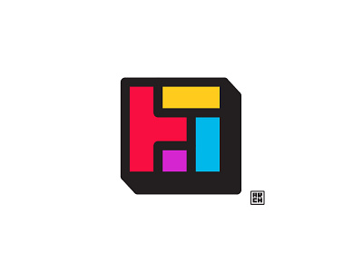 Tetris 🎮 adobe adobe illustrator bold logo branding cool design game logo graphic design illustration logo modern logo vector