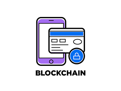 Blockchain blockchain icon