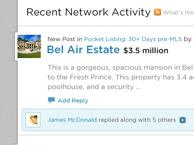 Recent Network Activity activity network recent