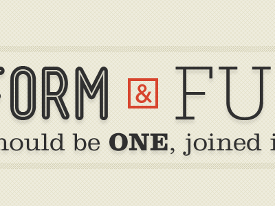 Orm & Fu be fun hould i joined one orm