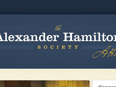 The Alexander Hamilton Society hamilton society website launch