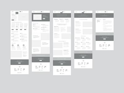 Pressed Wireframes grayscale high fidelity process ux wireframes wires