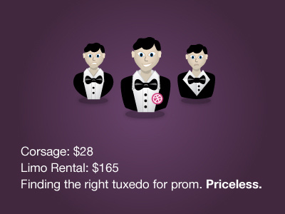 The Only Kind of Tuxedo I Want rebound silhouette guy