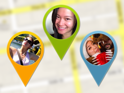 whereby simple photo location markers concept contacts lbs location markers mobile photo social