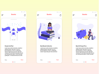 OnBoarding UI Design