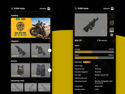Pubg Guide UI